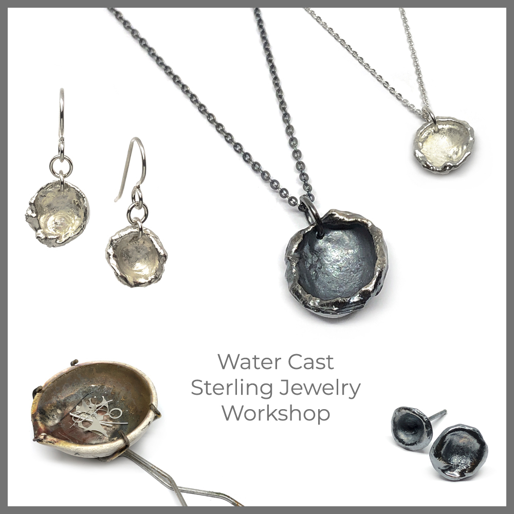 Water Cast Sterling Silver Jewelry