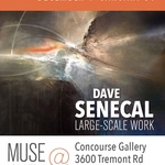 Large abstracts by David Senecal at the UA Concourse Gallery
