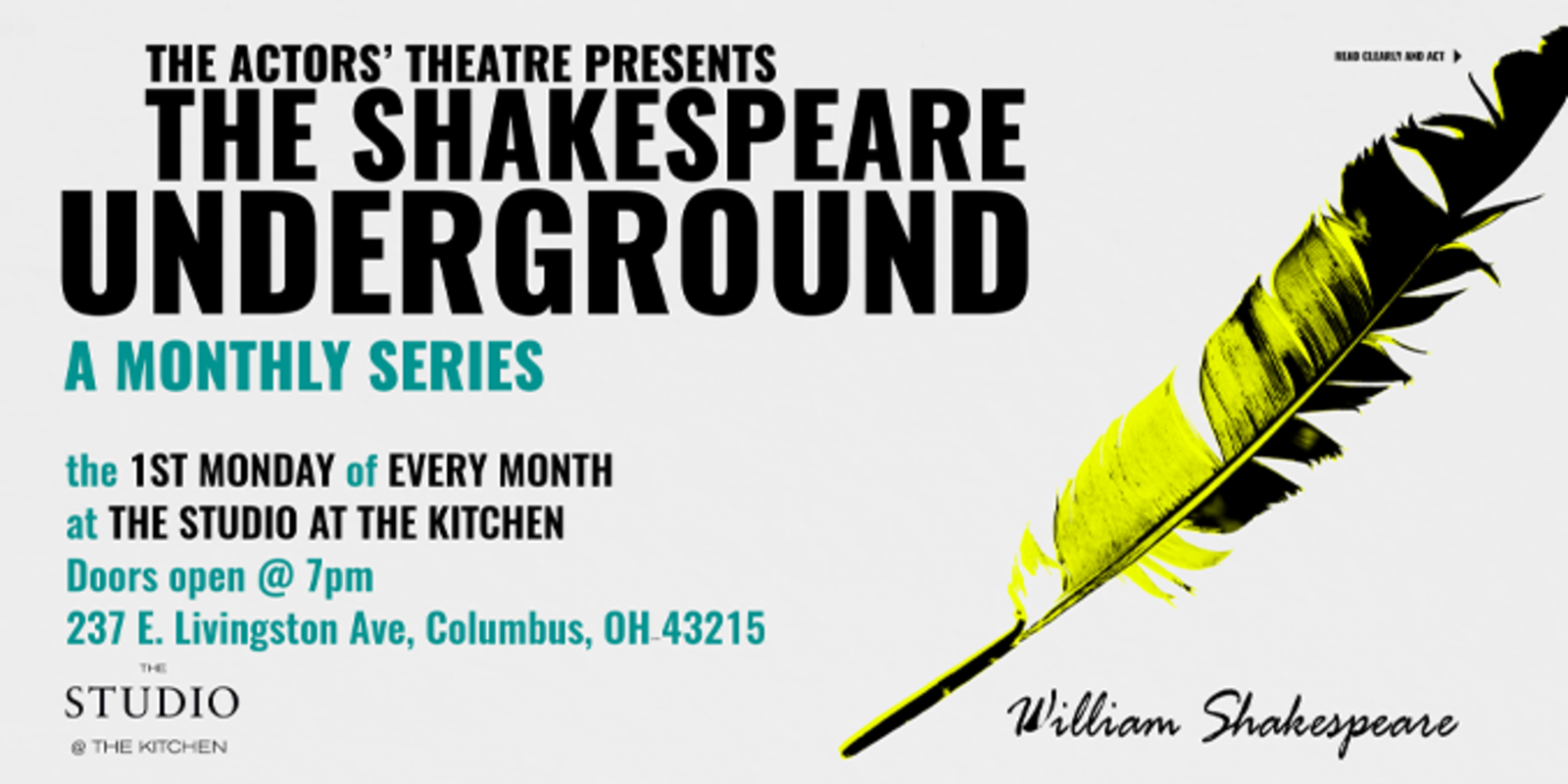ATC presents The Shakespeare Underground: Loa to Divine Narcissus