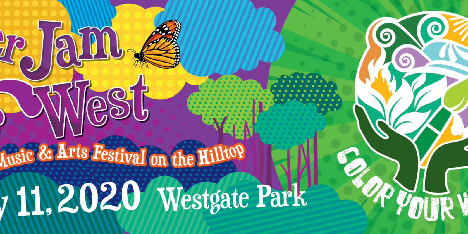 Summer Jam West - Color Your World Green