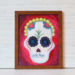 "Sugar Skull" Canvas Painting @ Studio 614