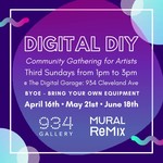 イベント写真: 934 Digital Garage with Mural ReMix での DIY Digital Days