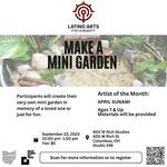 Photo d'événement pour : Série d'ateliers 2023 : Mini jardin