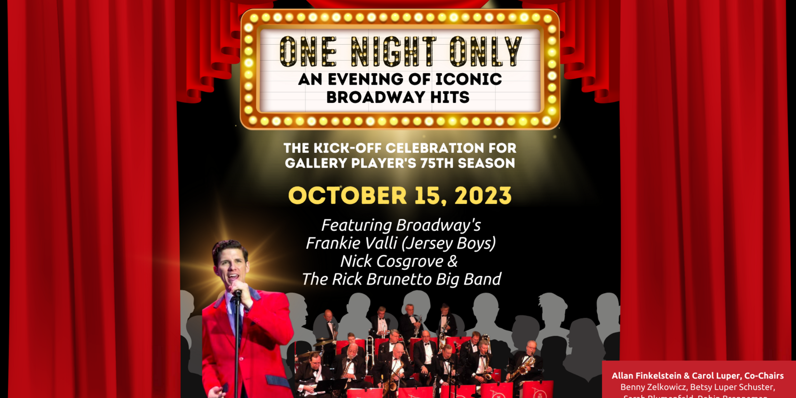 One Night Only: An Evening of Iconic Broadway Hits