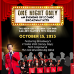 Photo d'événement pour : Une nuit seulement : une soirée de succès emblématiques de Broadway