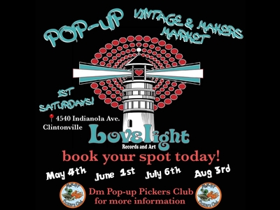 Vintage & Makers Pop-up Market at Lovelight Records and Art