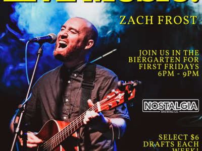 Zach Frost at Nostalgia Brewing