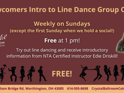 May Newcomers Introduction to Line Dance Group Class