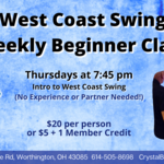 May West Coast Swing Weekly Beginner Class
