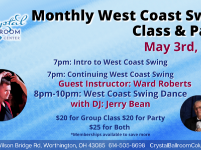 May West Coast Swing Class and Party