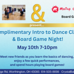 Free Intro to Dance Class and Board Game Night