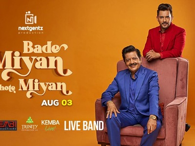 NextGenTZ and Trinity Distribution Presents Bade Miyan Chote Miyan Concert: Udit Narayan, Aditya Narayan Jhan, Deepa Narayan Jha