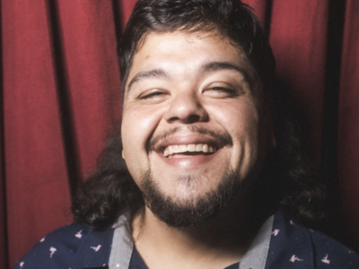 Saul Trujillo at The Kee for the Columbus Comedy Festival