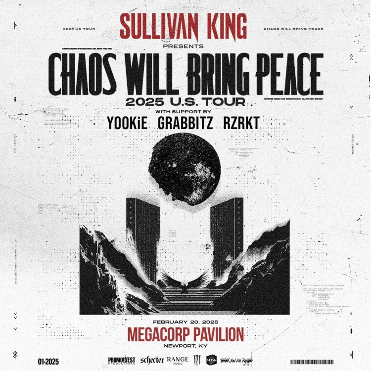 Sullivan King Chaos Will Bring Peace 2025 US Tour ColumbusMakesArt