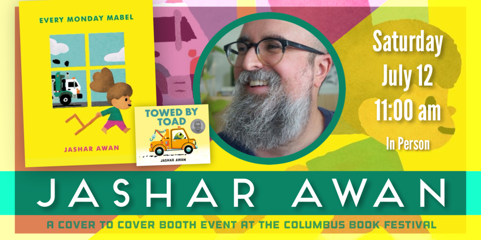 Author & Illustrator Jashar Awan at The Columbus Book Festival ...