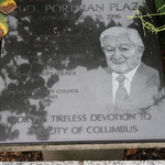 M.D. Portman Plaza Dedication Plaque