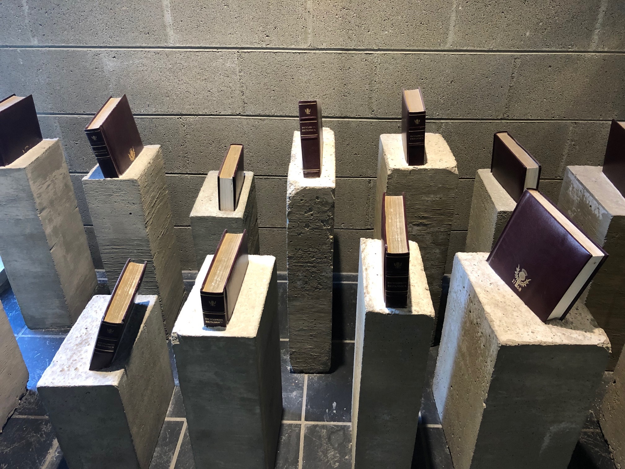 Books in blocks