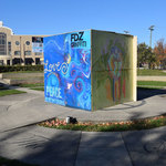 #ArtUnitesCbus at King Arts Center Amos Lynch Plaza cube