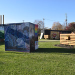 #ArtUnitesCbus at Maroon Arts Group Box Park cube + 1