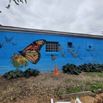 Milo-Grogan Butterfly Garden Mural by Gloria and Neighbors (934 Outdoor Gallery)