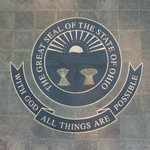 The Great Seal of the State of Ohio and motto