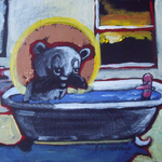 Dan Gerdeman: Tubsaint #22  Bathing with Wiener