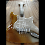 Deb DiSalvo: Fused Glass Fender Guitar