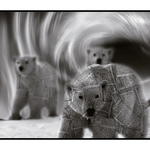 Jennifer Bender: Borealis Ghost Bear's - photographic illustration