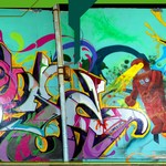 * coreroc *: Hubbard and High Street Mural with Chris Tenant
