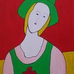 NRG GALLERY LLC: girl with the green hat