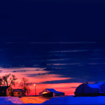 John Holliger: Sunset after the Blizzard