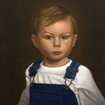 michael cooley: Boy in overalls