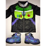 Tezcustomz: Custom Kids  Handpainted Buzz Lightyear Outfit